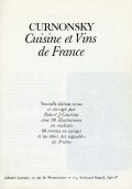 Cuisine et Vins de France