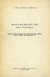 Image of Heavy Water Lattices: Second Panel Report