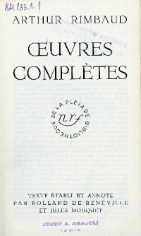 Image of Ceuvres completès
