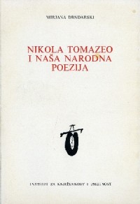 Image of Nikola Tomazeo i naša narodna poezija
